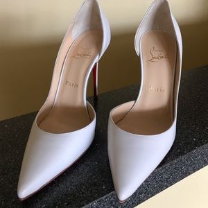 Brand new Christian Louboutin White Pumps Size 7